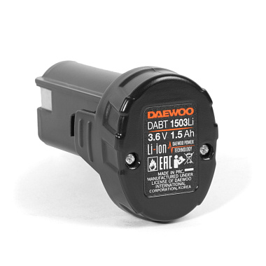 Аккумулятор 3,6V 1,5Ah Li-lon DAEWOO DABT 1503Li