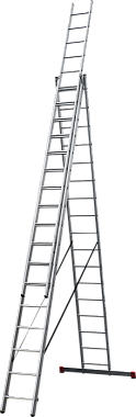 Лестница-стремянка 3-секционная алюминиевая Новая Высота NV1230 3х17