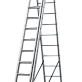 Лестница-стремянка 3-секционная алюминиевая Новая Высота NV1230 3х17