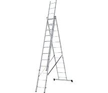 Лестница-стремянка 3-секционная алюминиевая Новая Высота Стандарт NV1230 3х12
