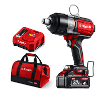 Гайковерт ударный аккумуляторный LMS ЗУБР ГБУ-1000-41 1х4Ah