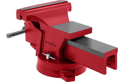 Тиски слесарные 200мм поворотные с наковальней MATRIX 18603