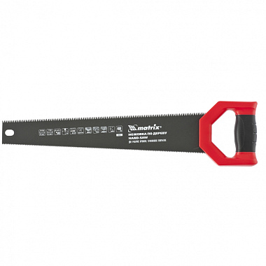 Ножовка по дереву UNIVERSAL, 400мм, зуб-3D, закал. эуб, раб.кромки полотна 13-14TPI и 7-8TPI MATRIX