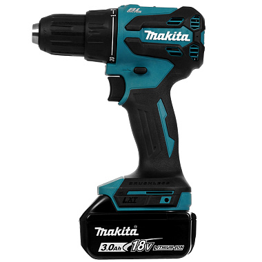 Дрель-шуруповерт ударная аккумуляторная MAKITA DHP 490SF1J 1х3Ah