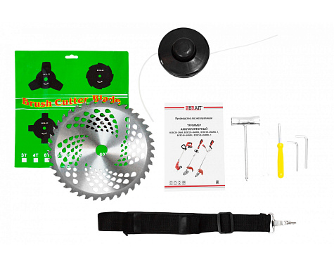 Триммер аккумуляторный BRAIT BCBC 20-4NMBL-1 2х4Ah