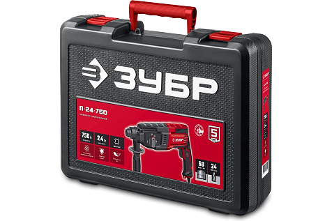 Перфоратор электрический ЗУБР П-24-750 SDS plus