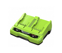 Устройство зарядное 40V 4А для 2-х аккумуляторов GREENWORKS G40UC8 2938807