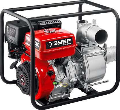 Мотопомпа бензиновая для грязной воды ЗУБР МПГ-1800