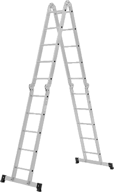 Лестница-трансформер алюминиевая 340 мм Новая Высота Стандарт NV1320 4х5