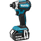 Шуруповерт ударный аккумуляторный MAKITA DTD 153RT 1х5Ah