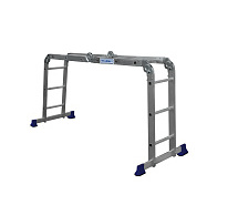 Лестница-трансформер алюминиевая 4х3 (облегченная) АЛЮМЕТ ТL4033