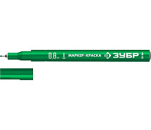 Маркер-краска 0,8мм экстра тонкий зеленый ЗУБР МК-80 06324-4