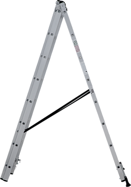Лестница-стремянка 3-секционная алюминиевая Новая Высота NV1230 3х8