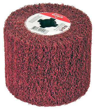Щетка шлифовальная 120х100х19мм ELITECH HD нейлоновая скотч-брай Р80
