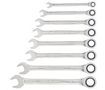 Набор ключей комбинированных трещоточных 8-19мм 8шт MATRIX 14513