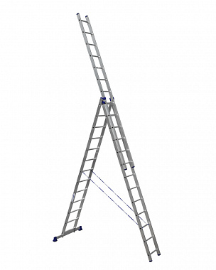 Лестница-стремянка 3-секционная алюминиевая 3х13 АЛЮМЕТ H3 5313