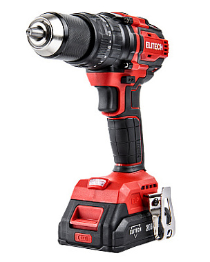 Дрель-шуруповерт ударная аккумуляторная ELITECH ДА 20УБЛ2 2х2Ah