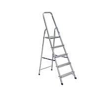 Стремянка алюминиевая 5 ступеней АЛЮМЕТ AM705