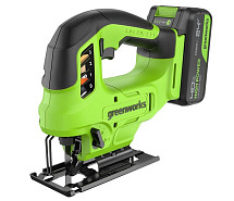 Лобзик аккумуляторный GREENWORKS GD24JS90 1x4Ah 3601707CUB