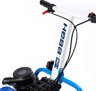 Мотобуксировщик НЕВА МС1-ZS GB225 с санями и сиденьем