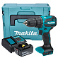 Дрель-шуруповерт ударная аккумуляторная MAKITA DHP 490SF1J 1х3Ah