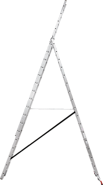Лестница-стремянка 3-секционная алюминиевая Новая Высота NV1230 3х17