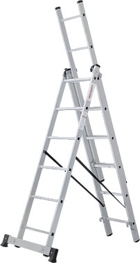 Лестница-стремянка 3-секционная алюминиевая Новая Высота NV1230 3х6