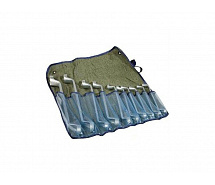 Набор ключей накидных коленчатых 8-24 мм 10шт оцинкованных ТУ(40Х) КГН 10 в сумке КЗСМИ
