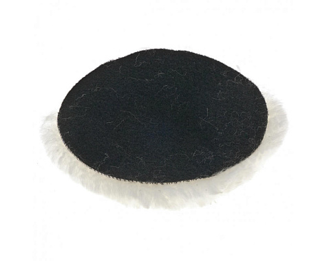 Насадка полировальная натуральная шерсть под липучку 150мм MATRIX 75953