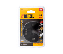 Насадка для МФИ отрезная полукруглая по металлу и дереву 80х1,2мм HSS DENZEL 782301