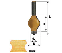 Фреза кромочная фигурная ф32х38мм хв.12мм ЭНКОР
