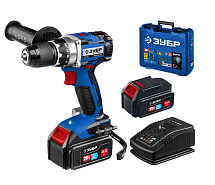 Дрель-шуруповерт аккумуляторная ЗУБР Профи DB-201-42 2х4Ah