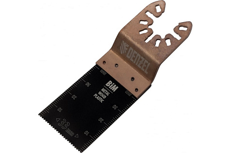 Насадка для МФИ режущая пазовая прямая по металлу и дереву 33х1,4мм BiM DENZEL 782305