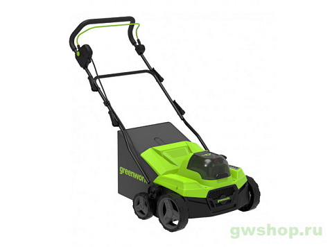 Аэратор-скарификатор аккумуляторный GREENWORKS GD40SC38II без АКБ и ЗУ 2517607