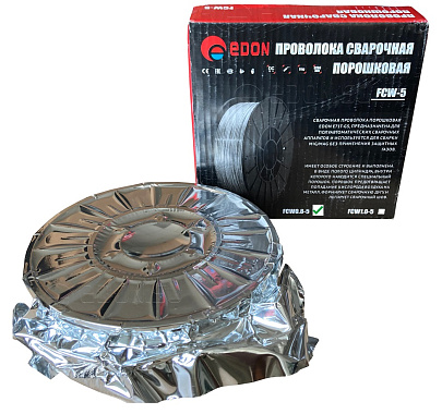 Проволока порошковая 0,8мм 5,0кг EDON FCW0.8-5"