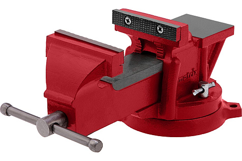 Тиски слесарные 125мм поворотные с наковальней MATRIX 18601