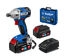 Винтоверт ударный аккумуляторный ЗУБР Профи GVB-250-42 2х4Ah