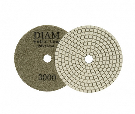 Круг шлифовальный алмазный для мокрой/сухой обработки 100мм №3000 DIAM EXTRA Line Universal 000678