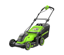Газонокосилка аккумуляторная GREENWORKS GD40LM411K5 1х5Ah 2521007UG