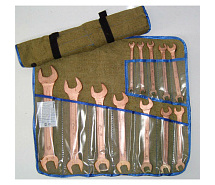Набор ключей рожковых 8-32мм 12шт омедненных ТУ(40Х) КГД 12 в сумке КЗСМИ