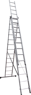 Лестница-стремянка 3-секционная алюминиевая Новая Высота NV1230 3х13