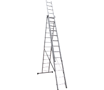 Лестница-стремянка 3-секционная алюминиевая Новая Высота NV1230 3х13