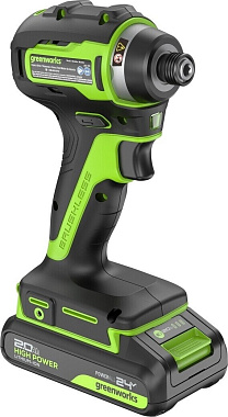 Винтоверт ударный аккумуляторный GREENWORKS ID3170 2х2Ah 3804907CUC