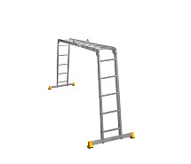 Лестница-трансформер алюминиевая 2х4+2х5 АЛЮМЕТ Т445