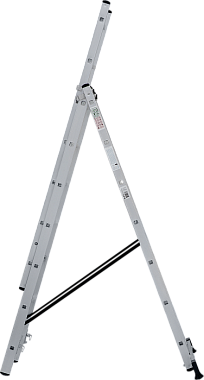 Лестница-стремянка 3-секционная алюминиевая Новая Высота NV1230 3х7