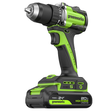 Дрель-шуруповерт аккумуляторная GREENWORKS DD560 2х2Ah 3708407CUC