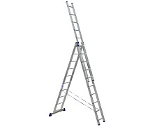 Лестница-стремянка 3-секционная алюминиевая 3х10 АЛЮМЕТ H3 5310