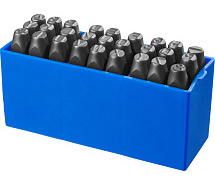 Клейма буквенные латинские от A до Z 27шт 5мм ЗУБР 21505-05_z01