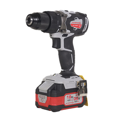 Дрель-шуруповерт аккумуляторная ИНТЕРСКОЛ ДА-13/36В 70 АПИ 2х2Ah