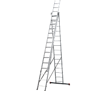 Лестница-стремянка 3-секционная алюминиевая Новая Высота NV1230 3х15